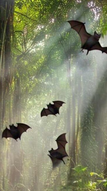 Flying bats