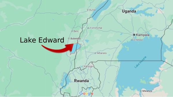Edward Lake in Map